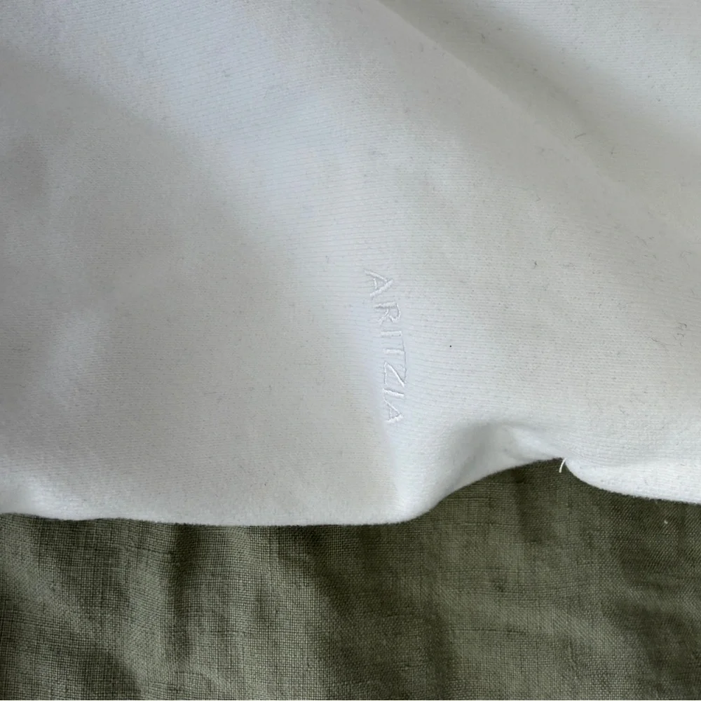 Aritzia White Cozy Fleece Sweatpants - Picture 3 of 5